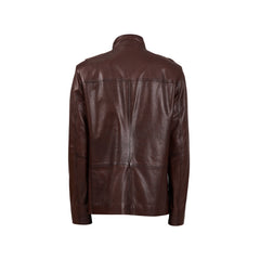 The Montclair Brown Leather Jacket On Sale