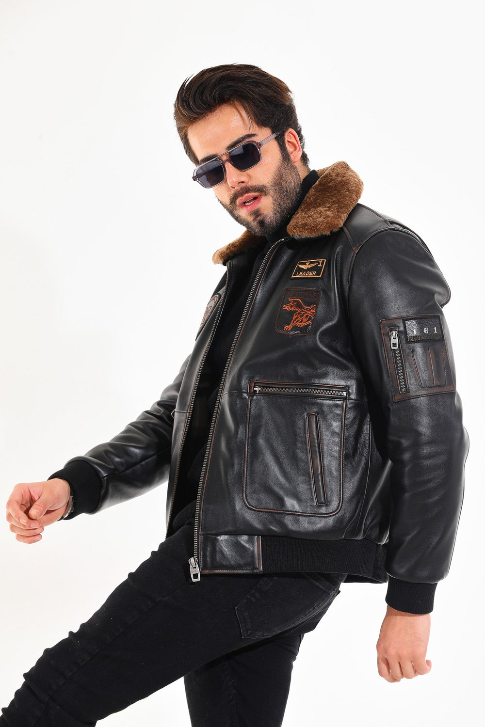 The Northway Vintage Black Lambskin Leather Jacket Fine Craftsmanship