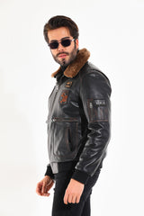The Northway Vintage Black Lambskin Leather Jacket Fine Craftsmanship