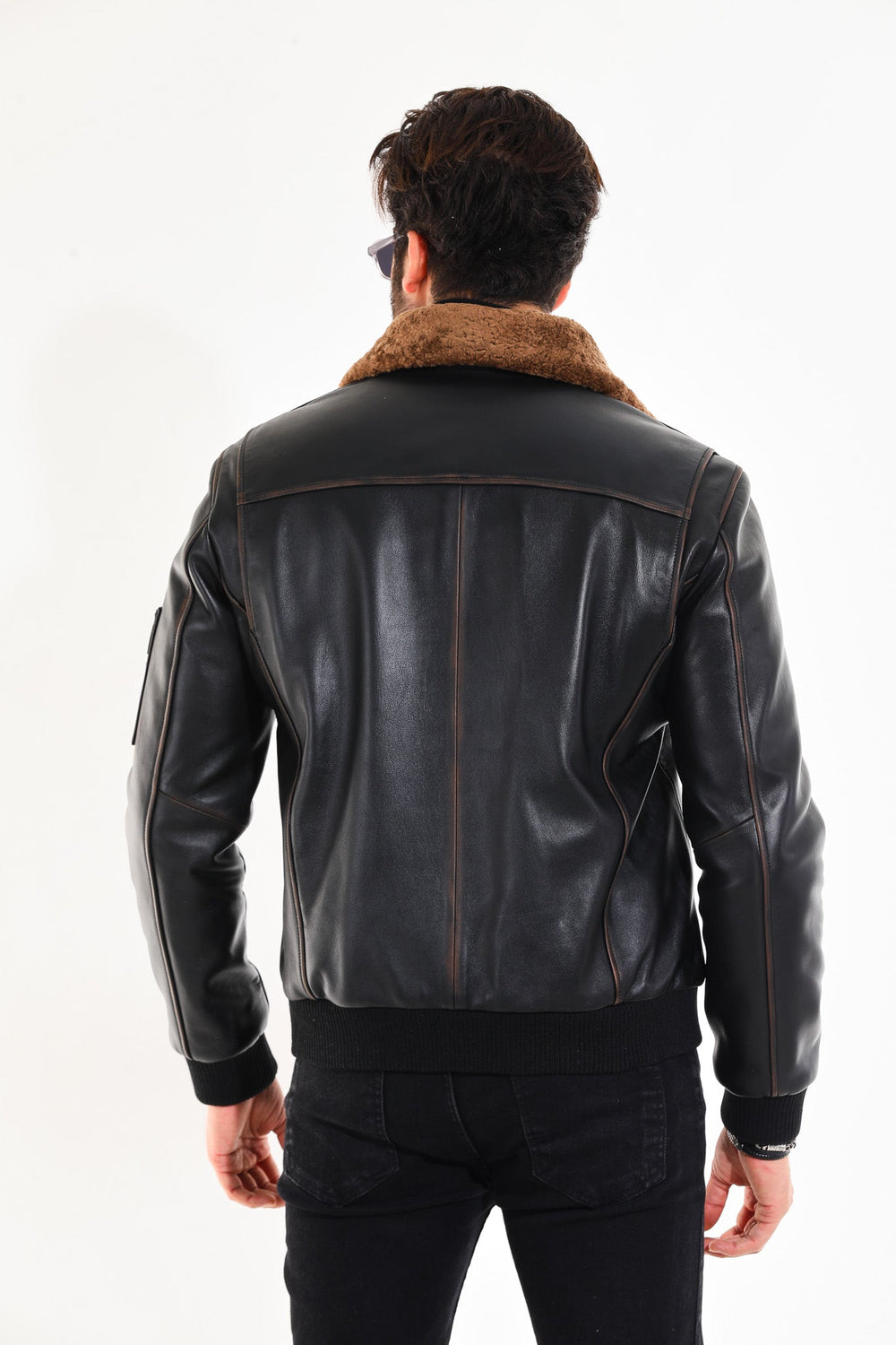The Northway Vintage Black Lambskin Leather Jacket Fine Craftsmanship