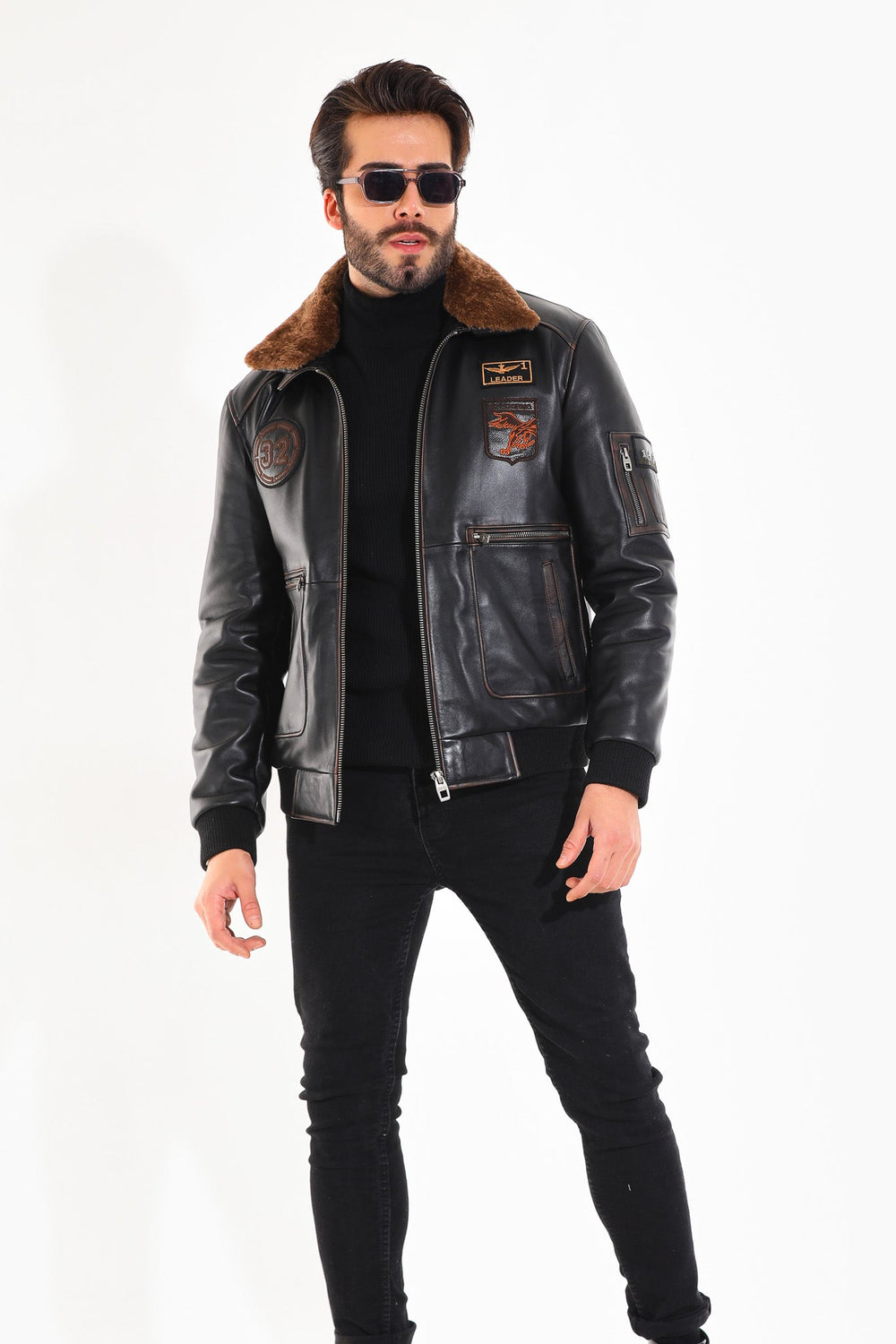 The Northway Vintage Black Lambskin Leather Jacket Fine Craftsmanship