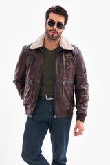 The Northway Brown Lambskin Leather Jacket Exclusive Style