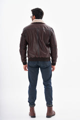 The Northway Brown Lambskin Leather Jacket Exclusive Style