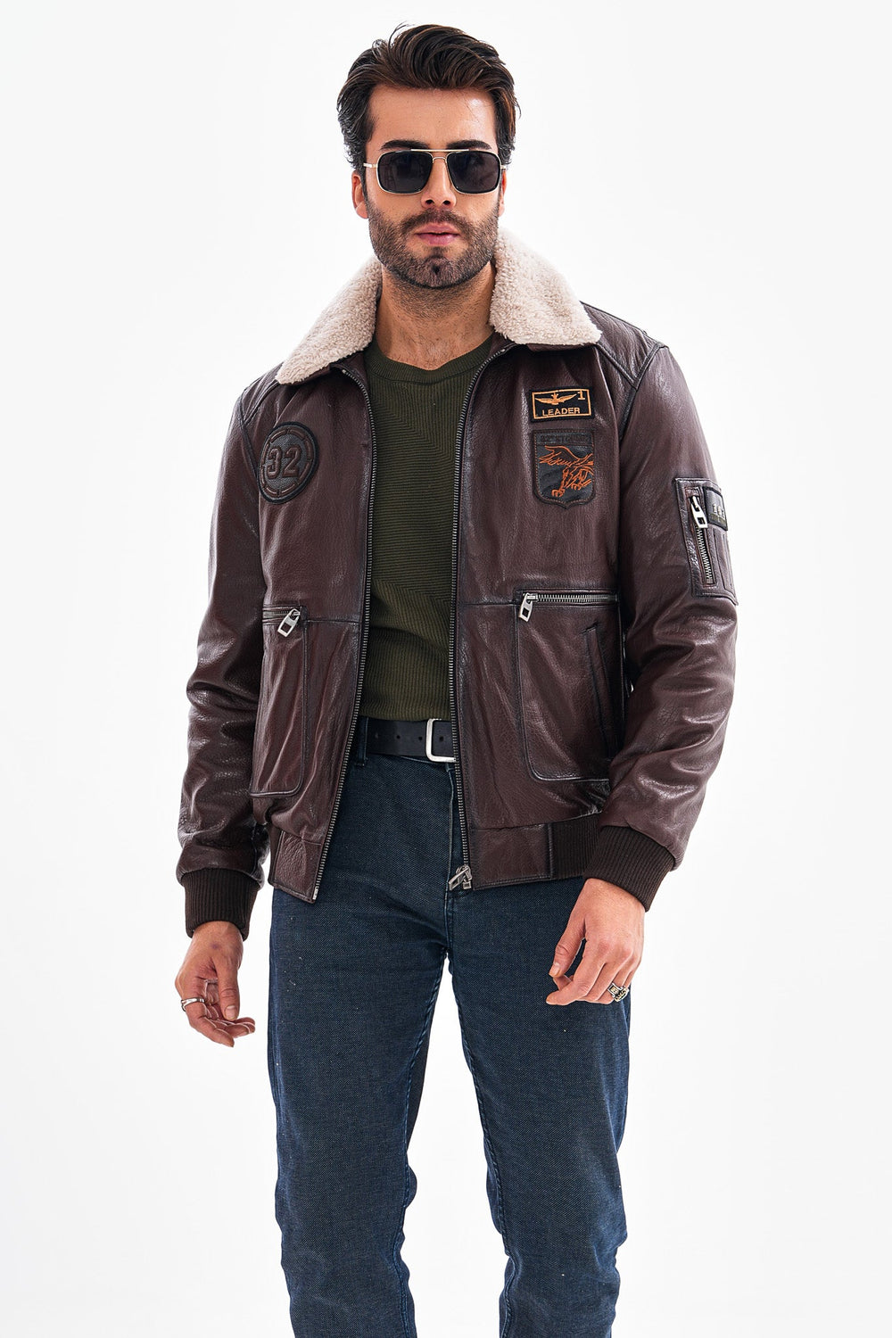 The Northway Brown Lambskin Leather Jacket Exclusive Style