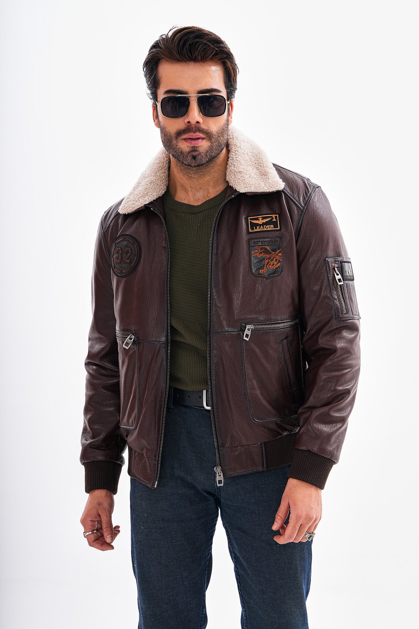 The Northway Brown Lambskin Leather Jacket Exclusive Style