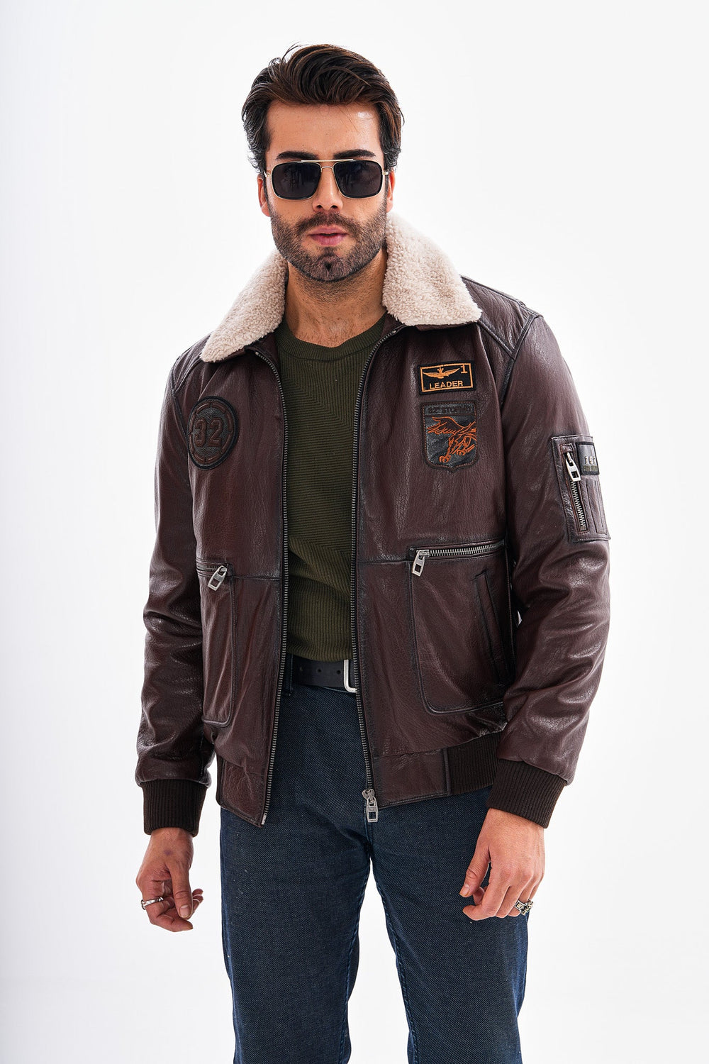 The Northway Brown Lambskin Leather Jacket Exclusive Style