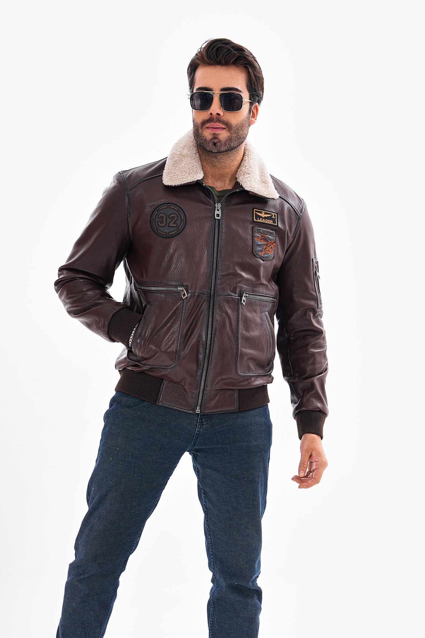 The Northway Brown Lambskin Leather Jacket Exclusive Style