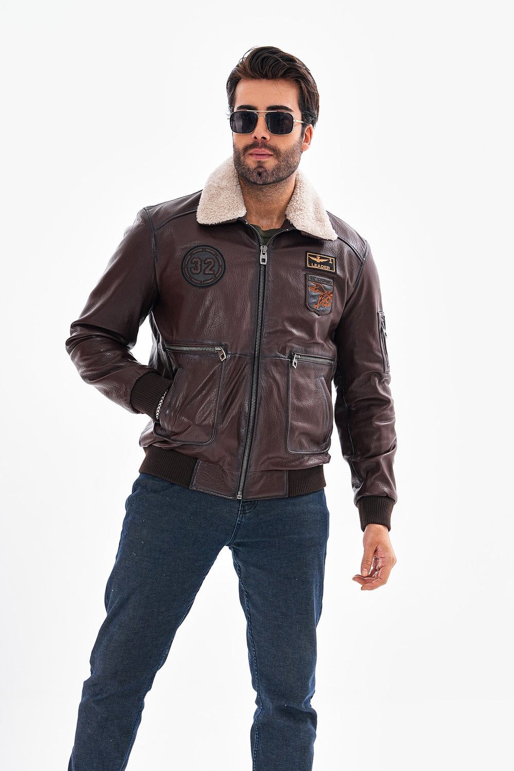 The Northway Brown Lambskin Leather Jacket Exclusive Style