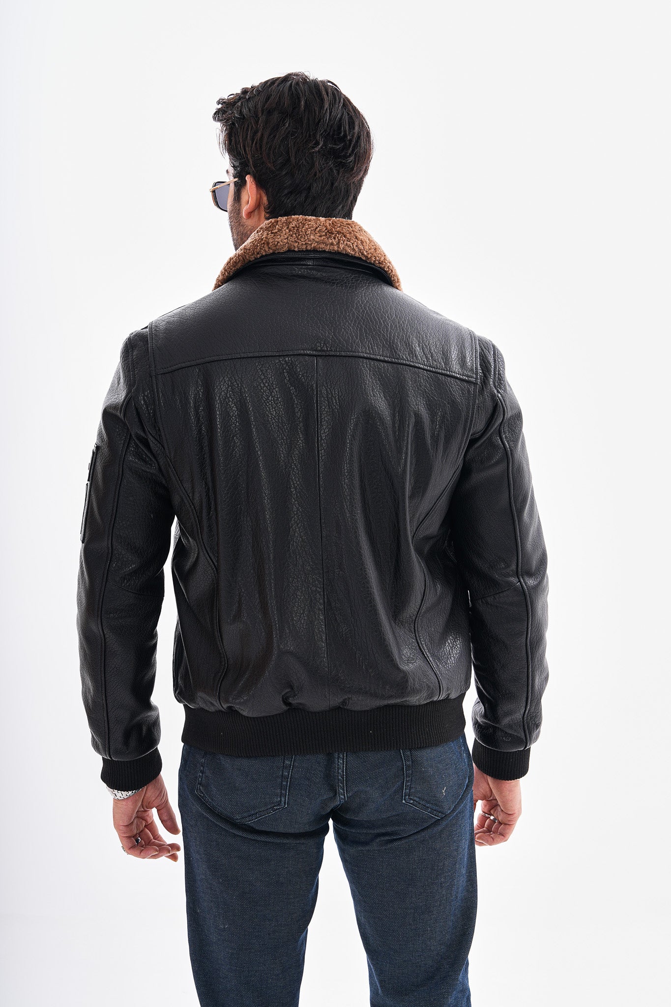 The Northway Black Lambskin Leather Jacket On Sale