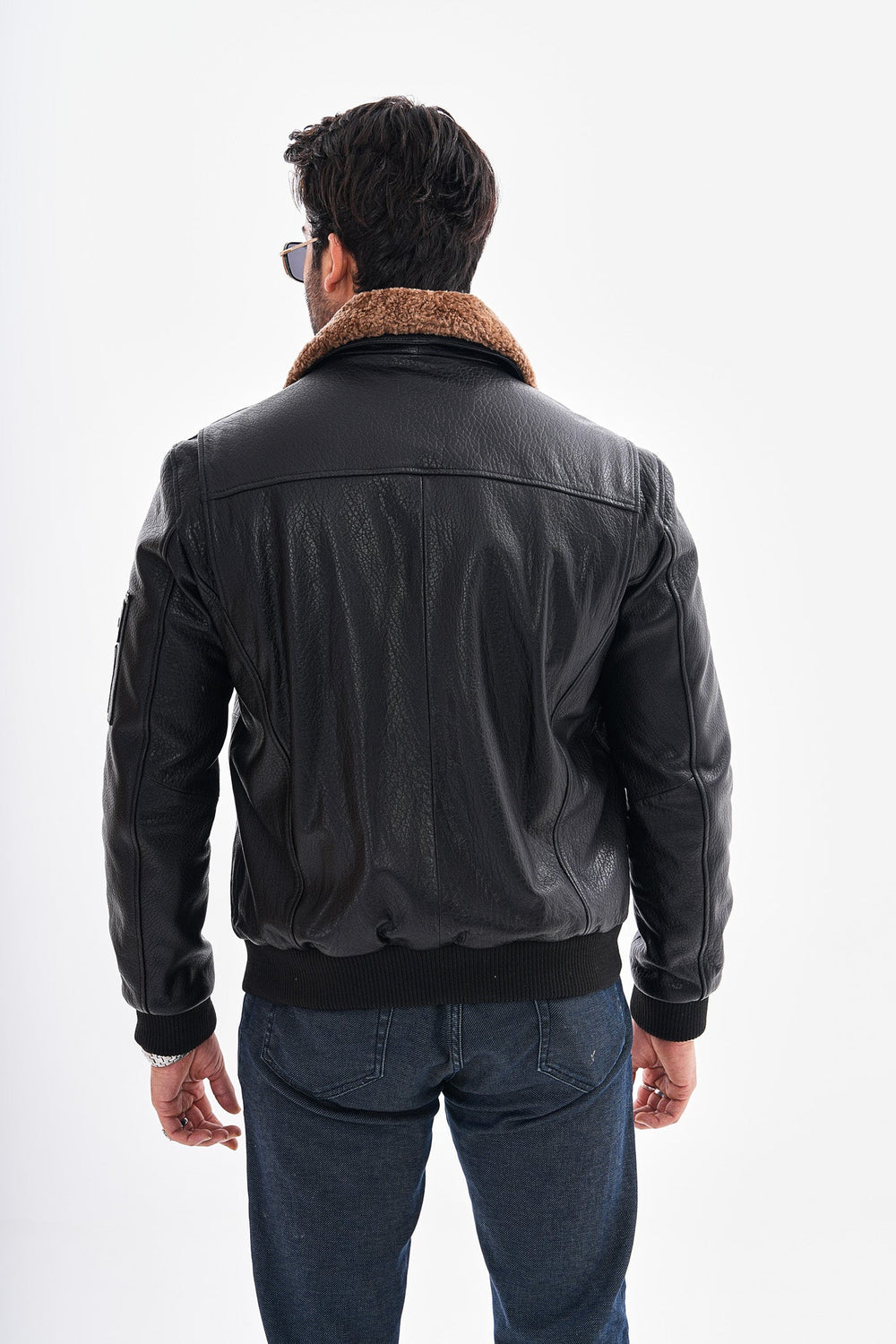 The Northway Black Lambskin Leather Jacket On Sale