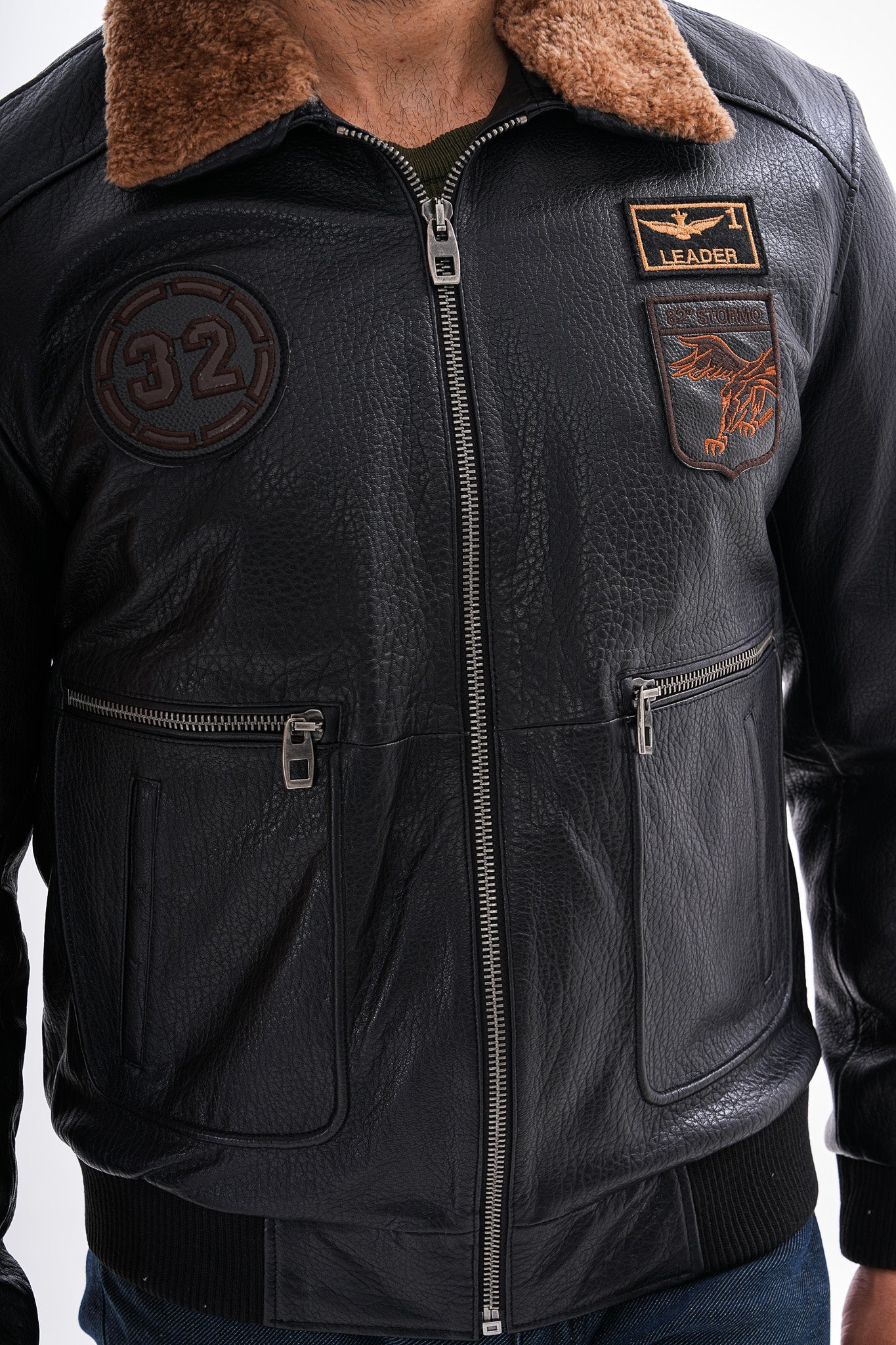 The Northway Black Lambskin Leather Jacket On Sale