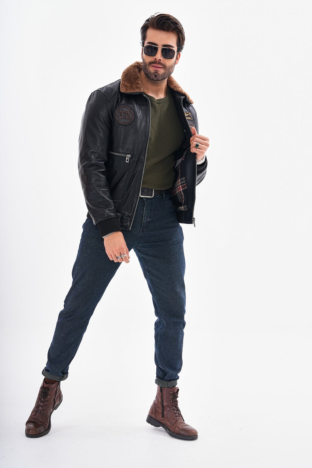 The Northway Black Lambskin Leather Jacket On Sale