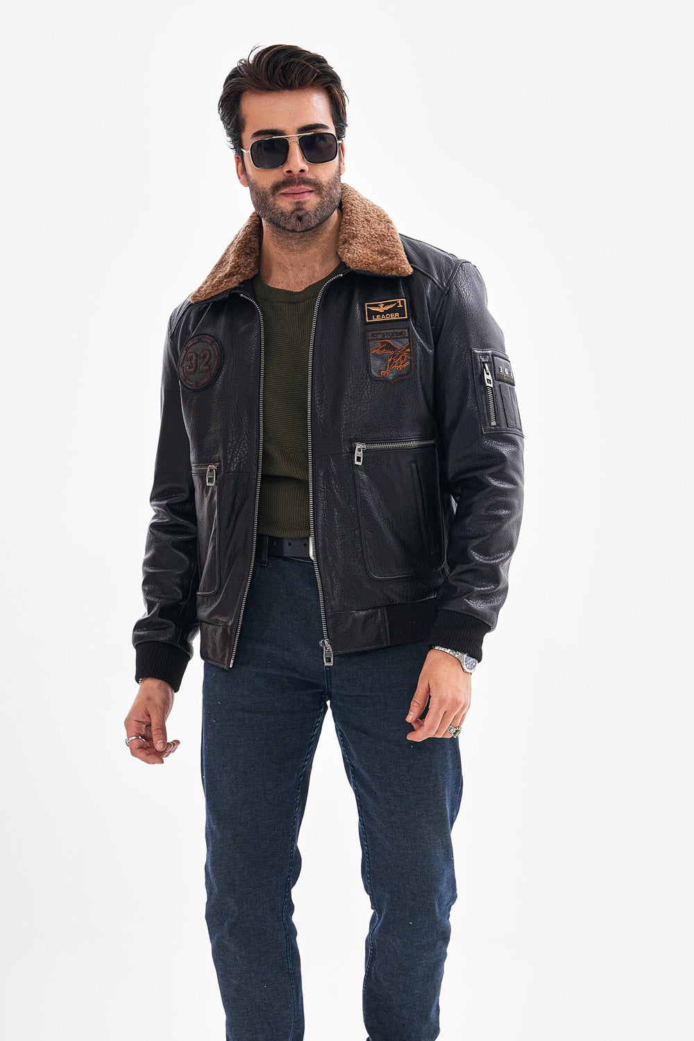 The Northway Black Lambskin Leather Jacket On Sale