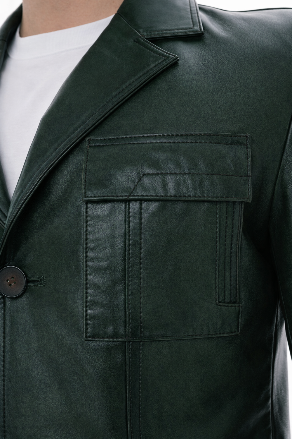 The Ravenna Green  Leather Jacket All New