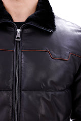 The Valtina Black Shearling Jacket On Sale