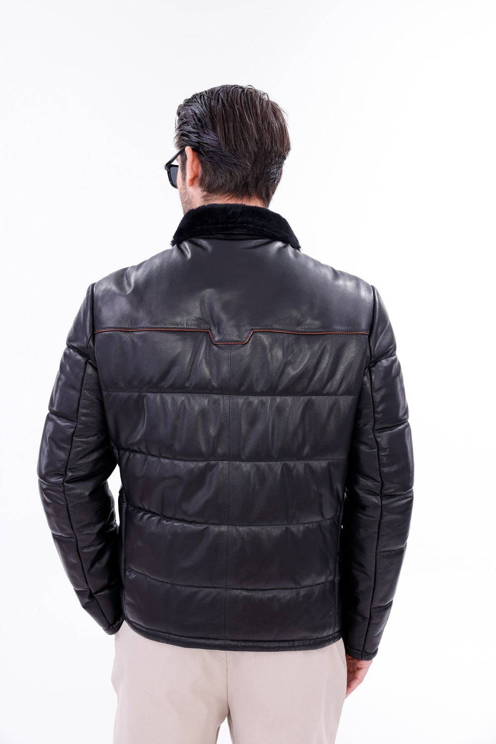 The Valtina Black Shearling Jacket On Sale