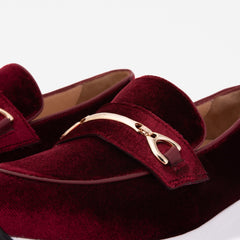 The Milan Burgundy Leather Sneaker Universal Fit