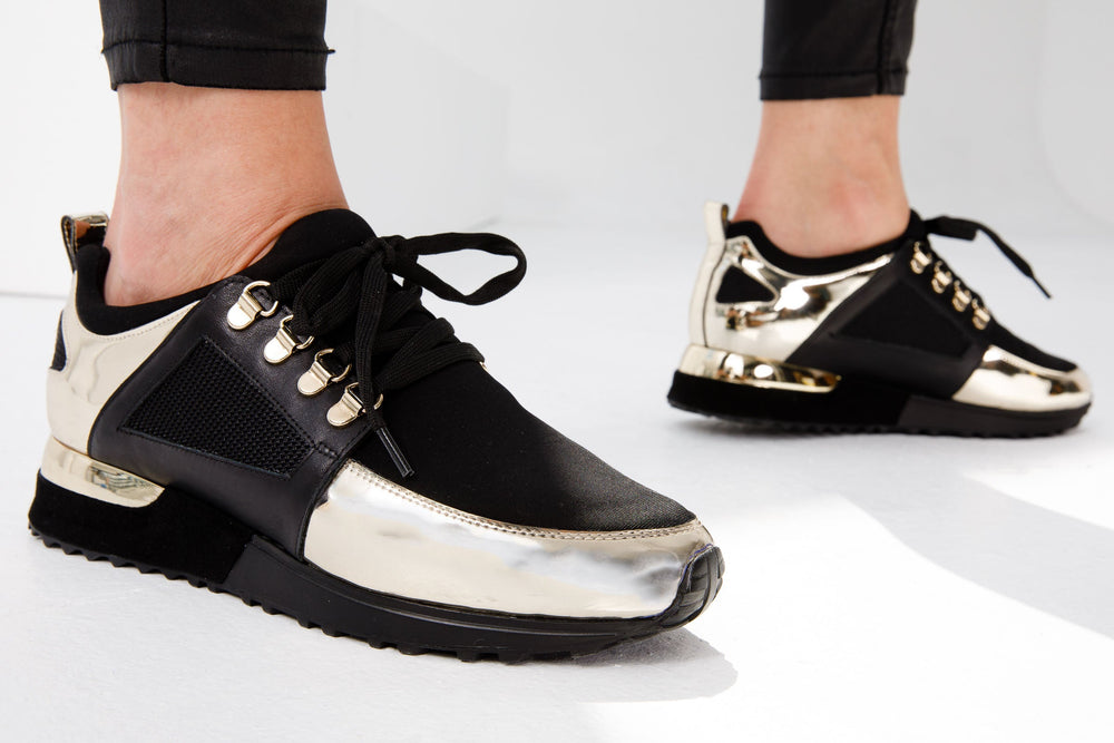 The Emir Gold Leather Sneaker Limited Edition On Sale