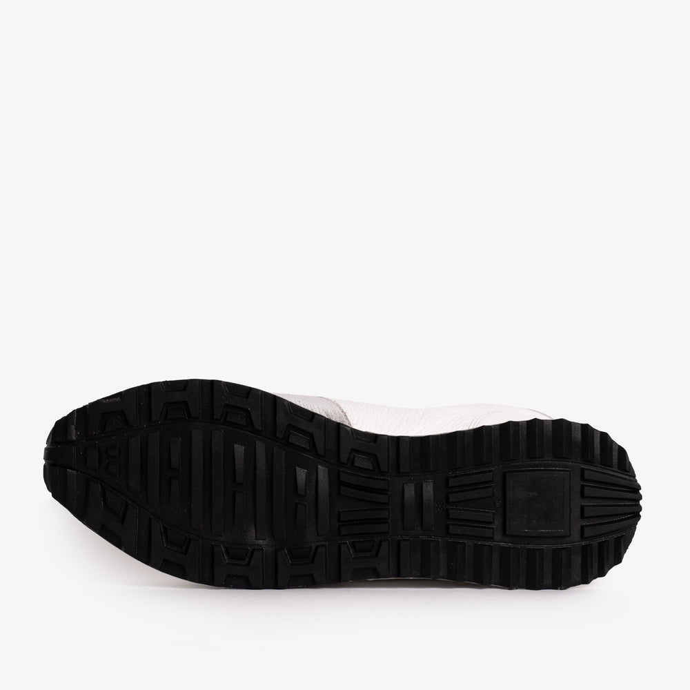 The Masal White Leather Sneaker For Sale