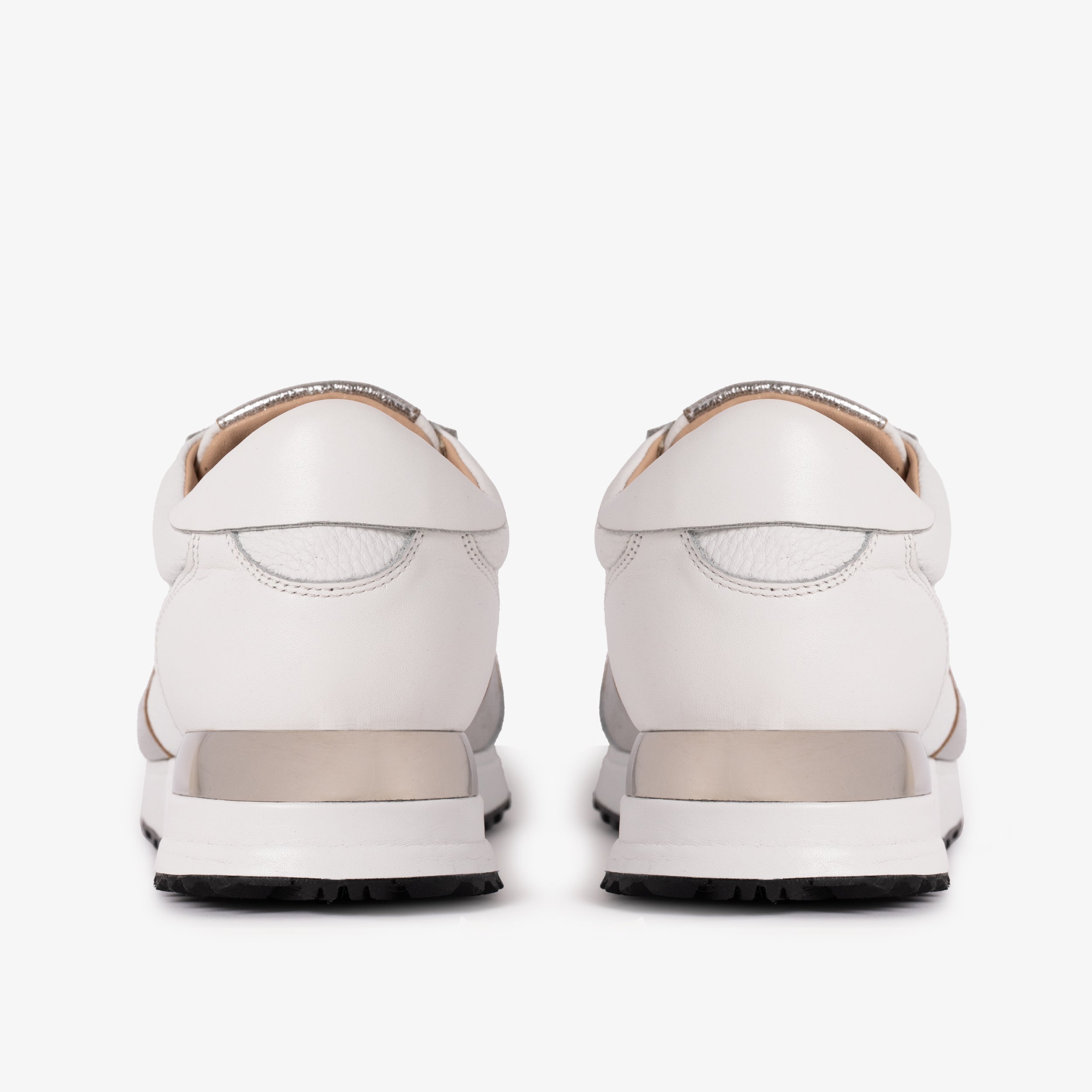 The Masal White Leather Sneaker For Sale