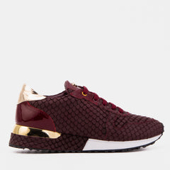 The Scarlet Burgundy Leather Sneaker All New