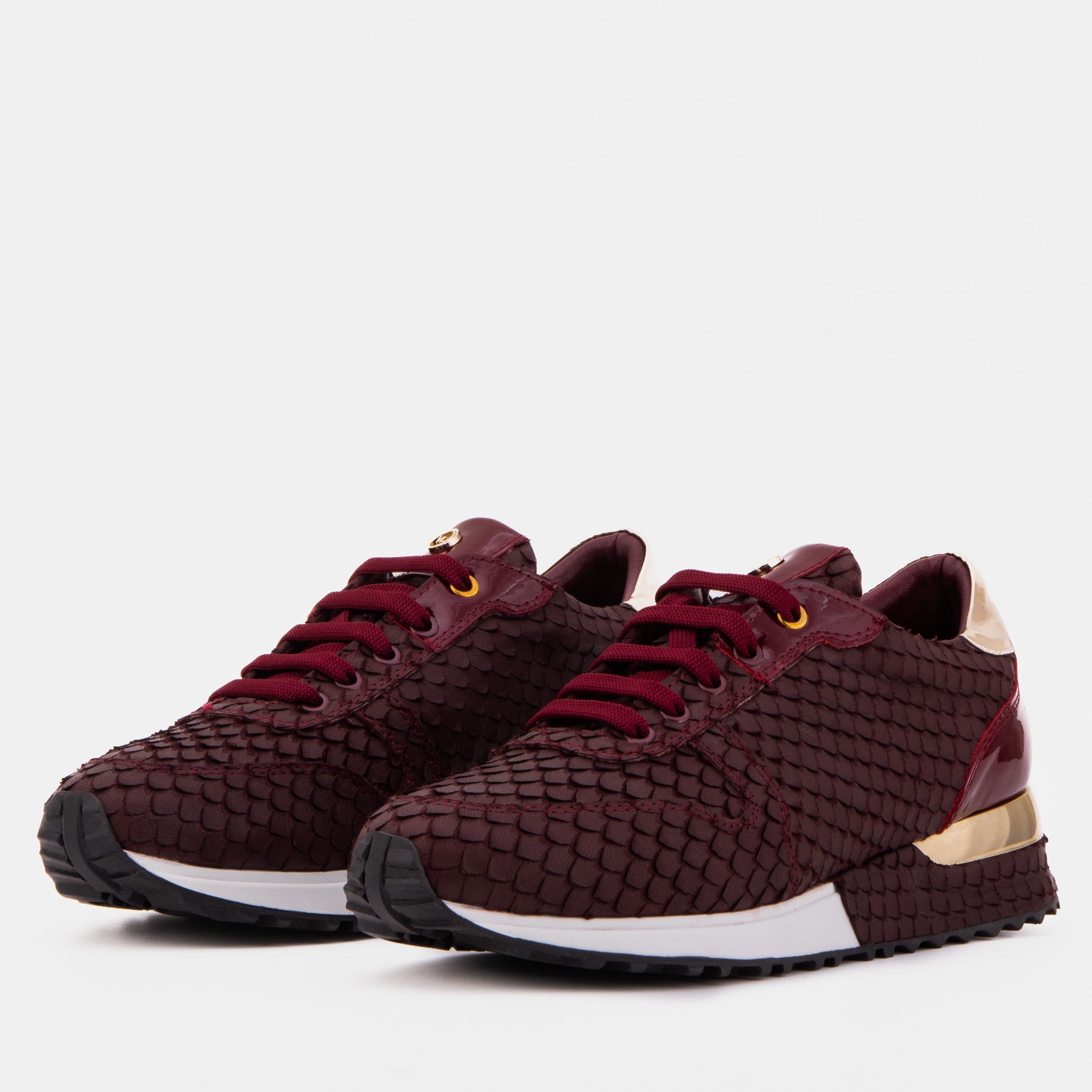 The Scarlet Burgundy Leather Sneaker All New