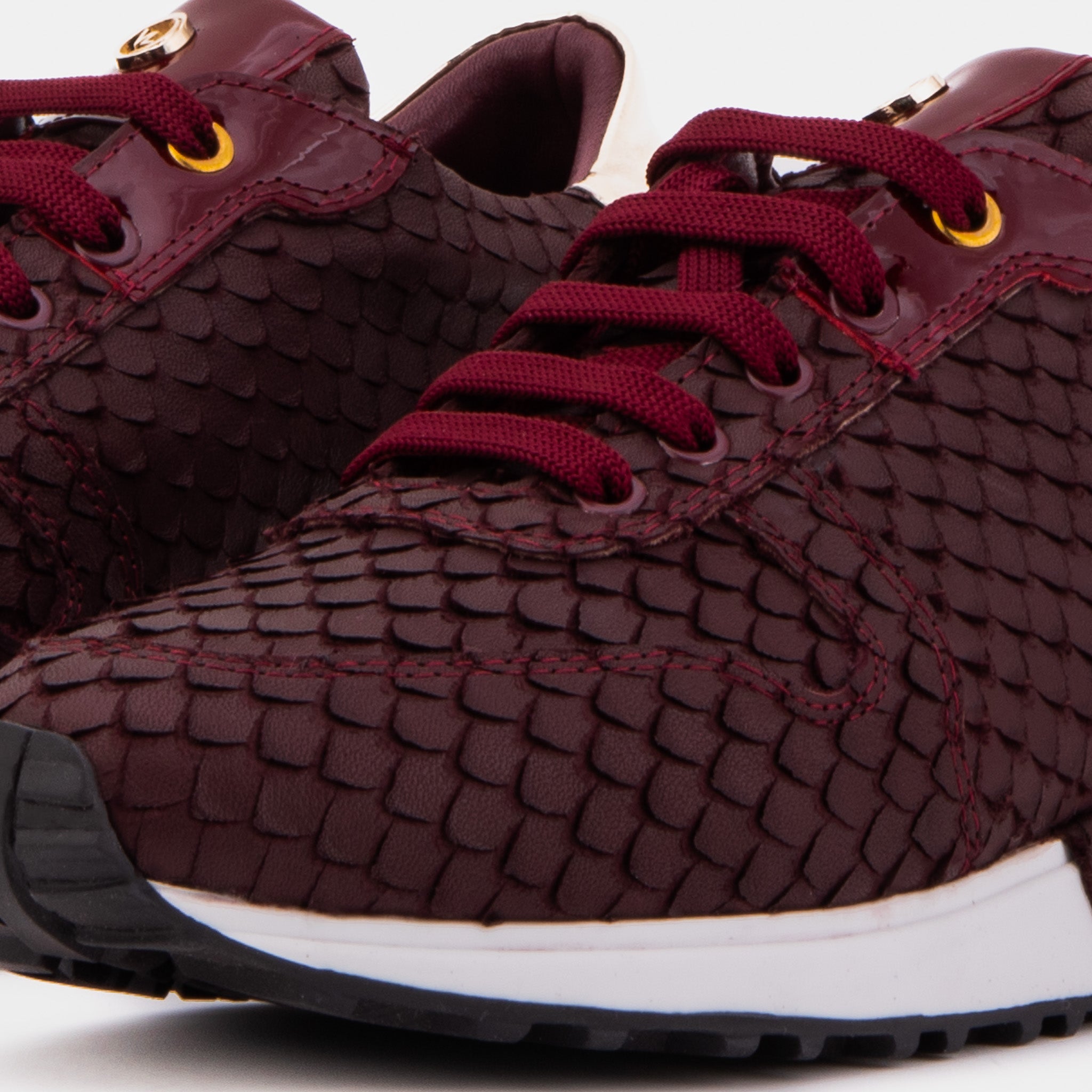 The Scarlet Burgundy Leather Sneaker All New