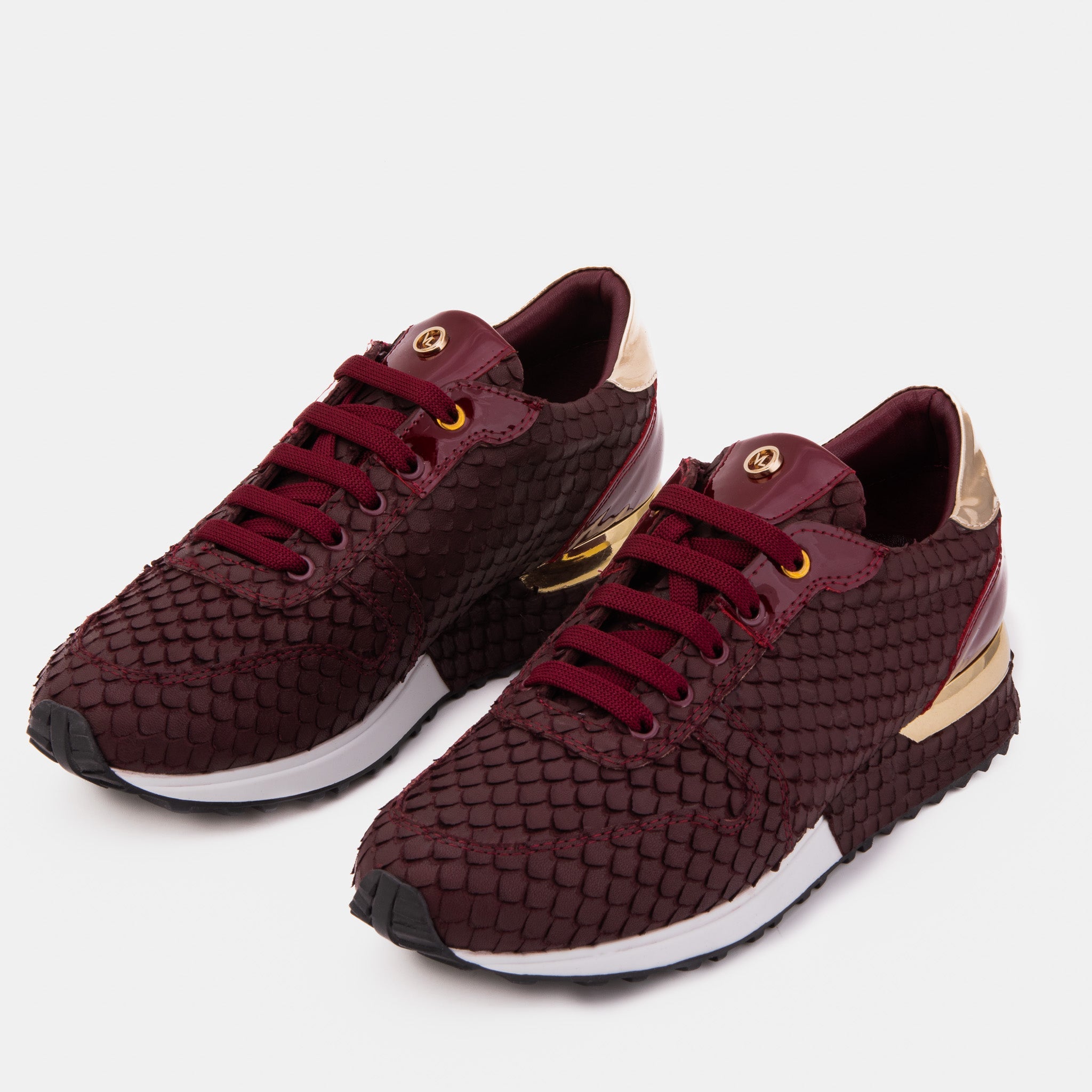The Scarlet Burgundy Leather Sneaker All New
