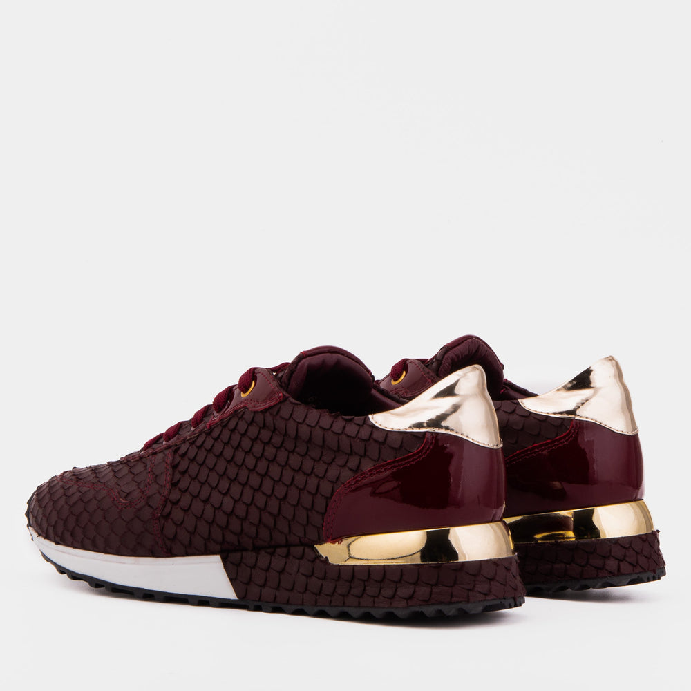The Scarlet Burgundy Leather Sneaker All New