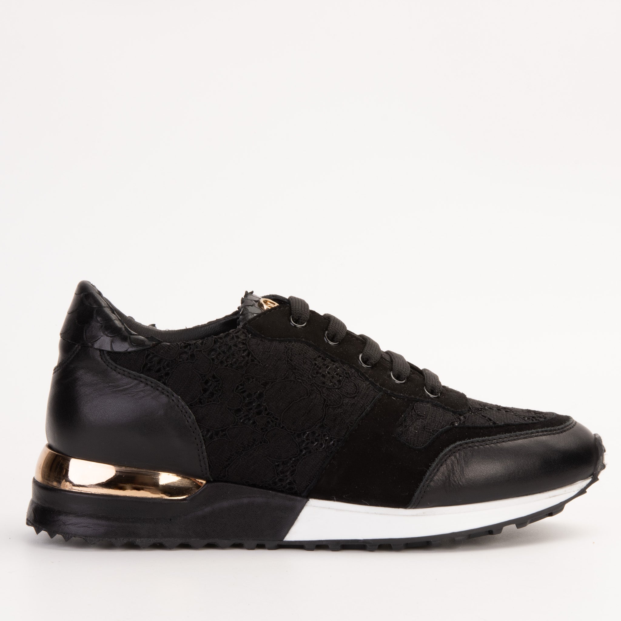 The Noir Black Leather Sneaker Exclusive Style