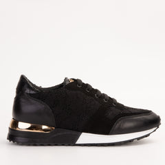 The Noir Black Leather Sneaker Exclusive Style