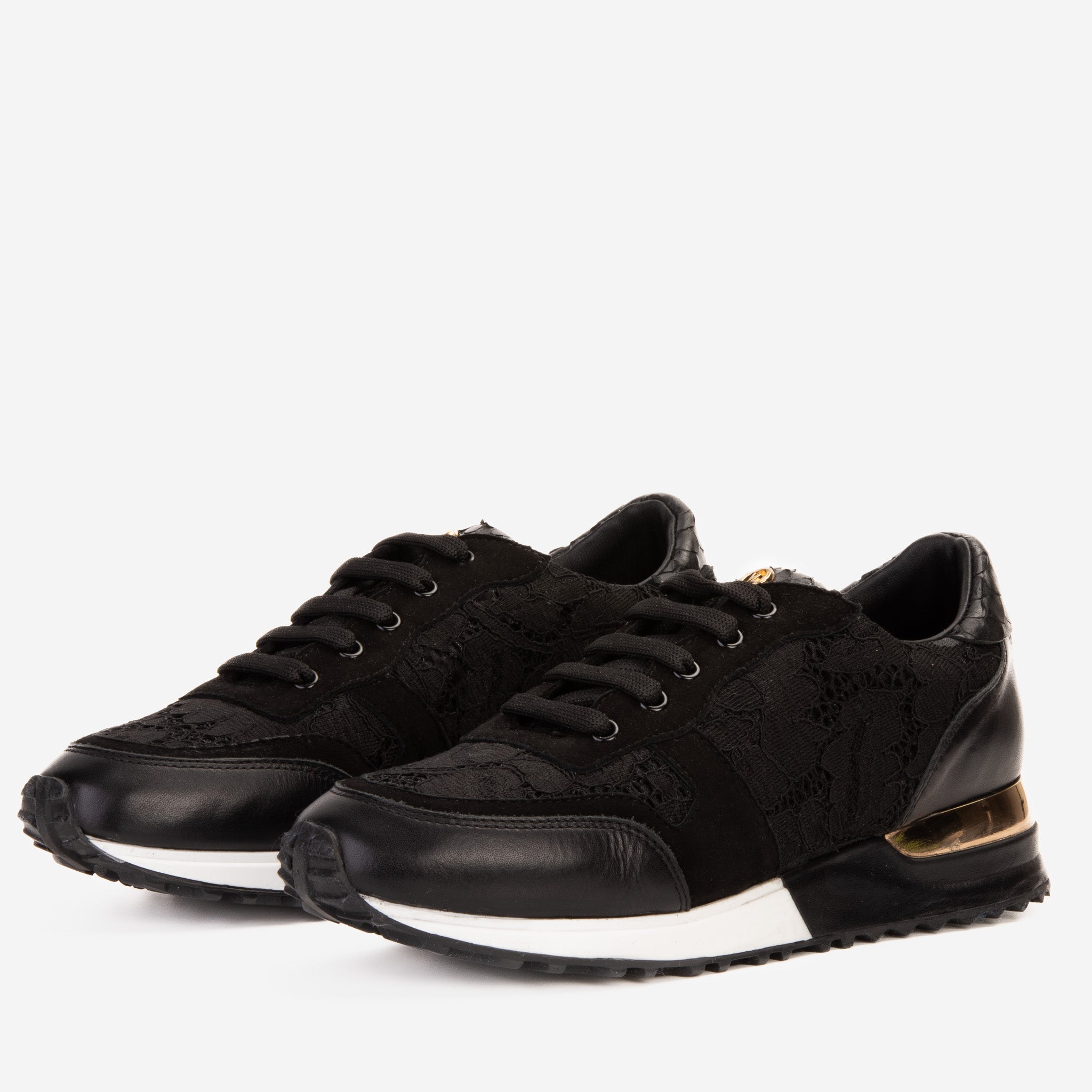 The Noir Black Leather Sneaker Exclusive Style