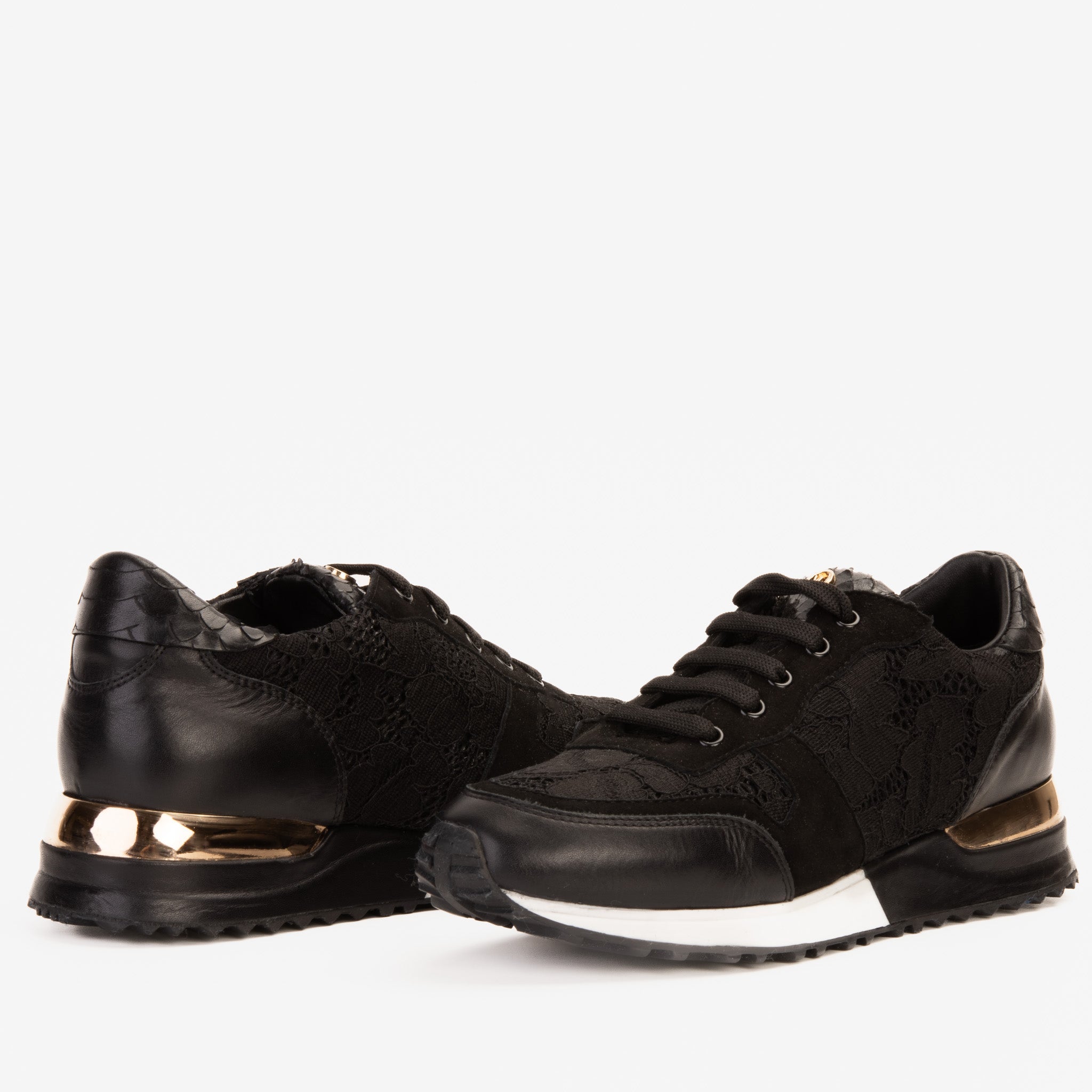 The Noir Black Leather Sneaker Exclusive Style