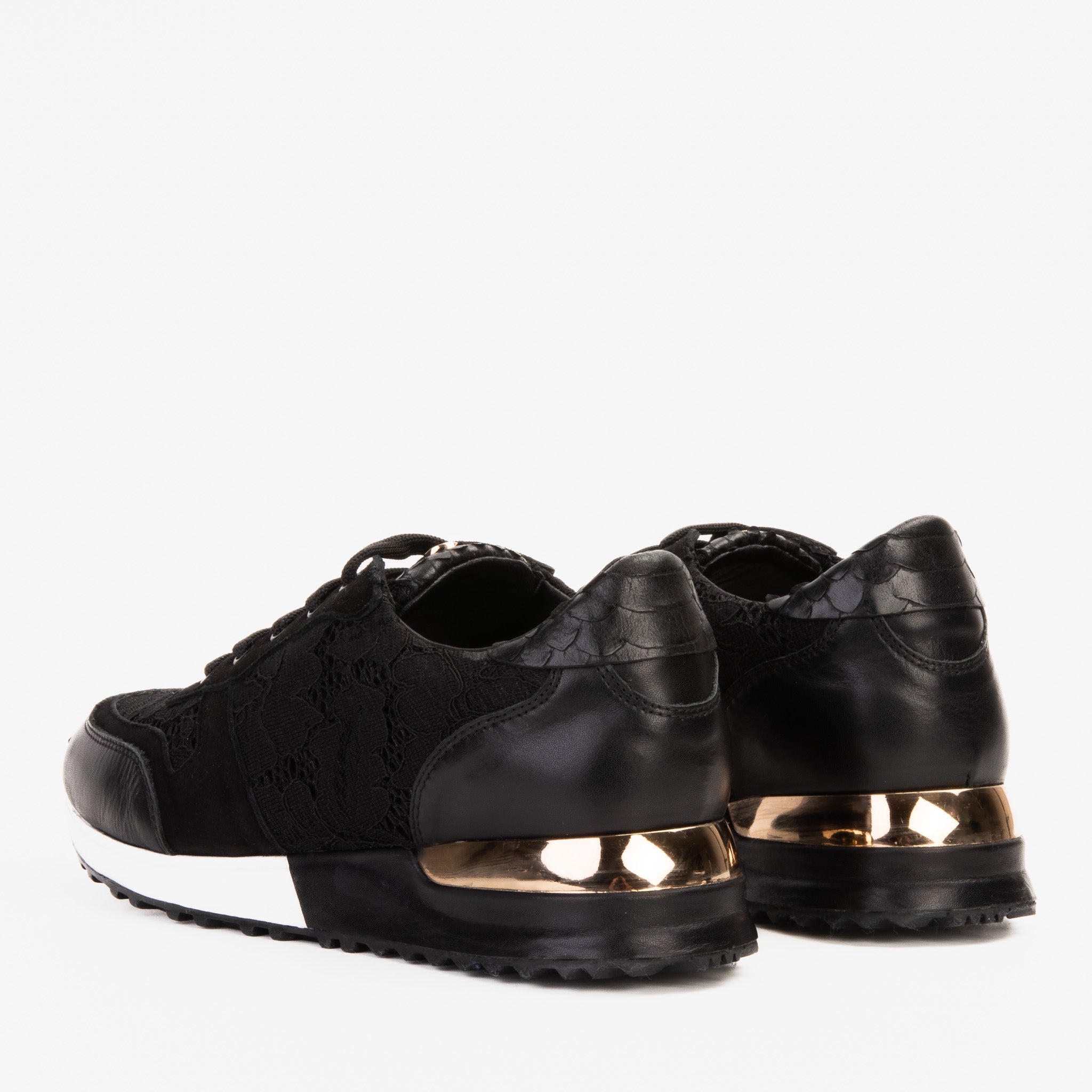 The Noir Black Leather Sneaker Exclusive Style