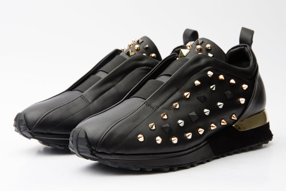 The Infanta Black Spike Leather Sneaker Limited Edition All New