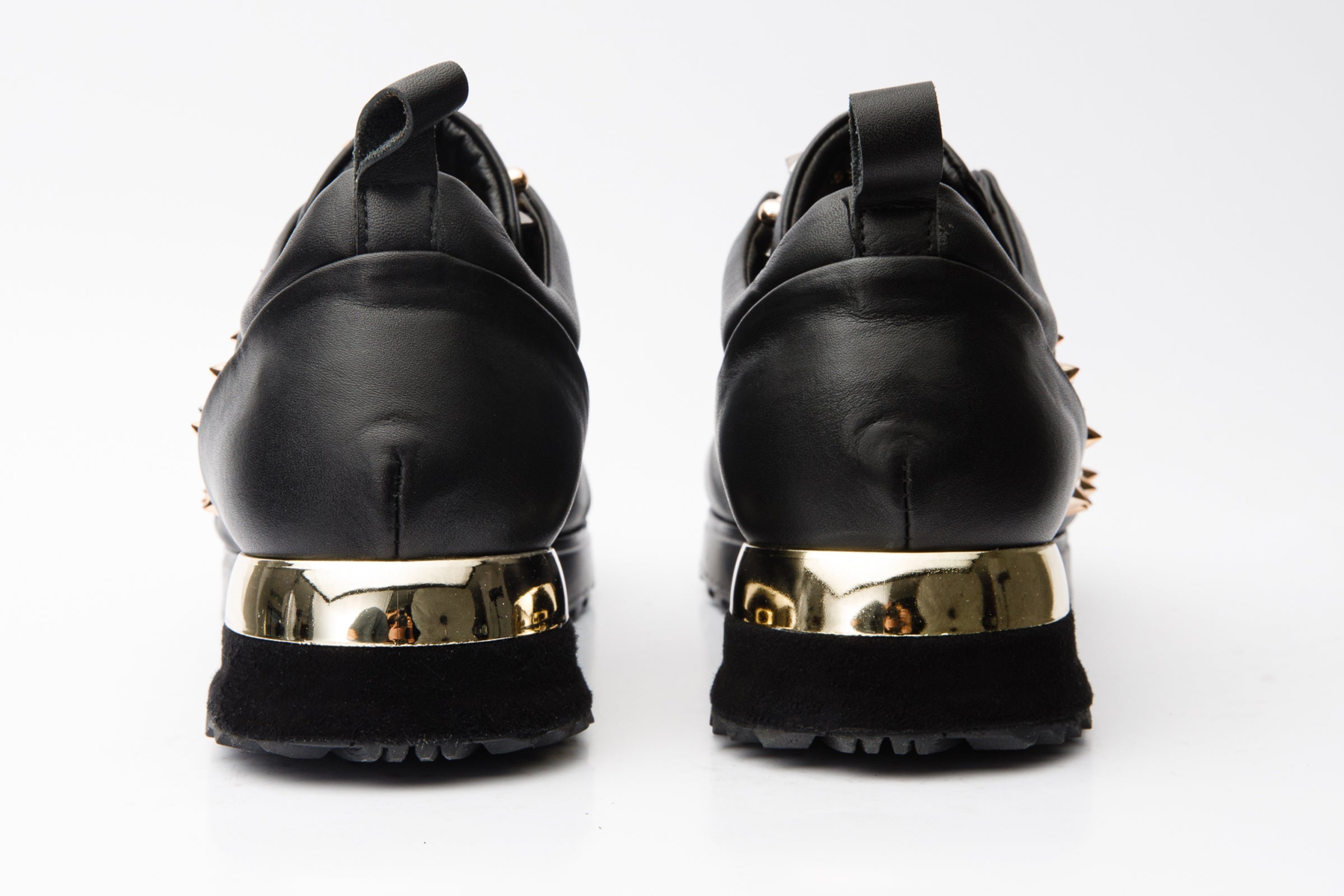 The Infanta Black Spike Leather Sneaker Limited Edition All New