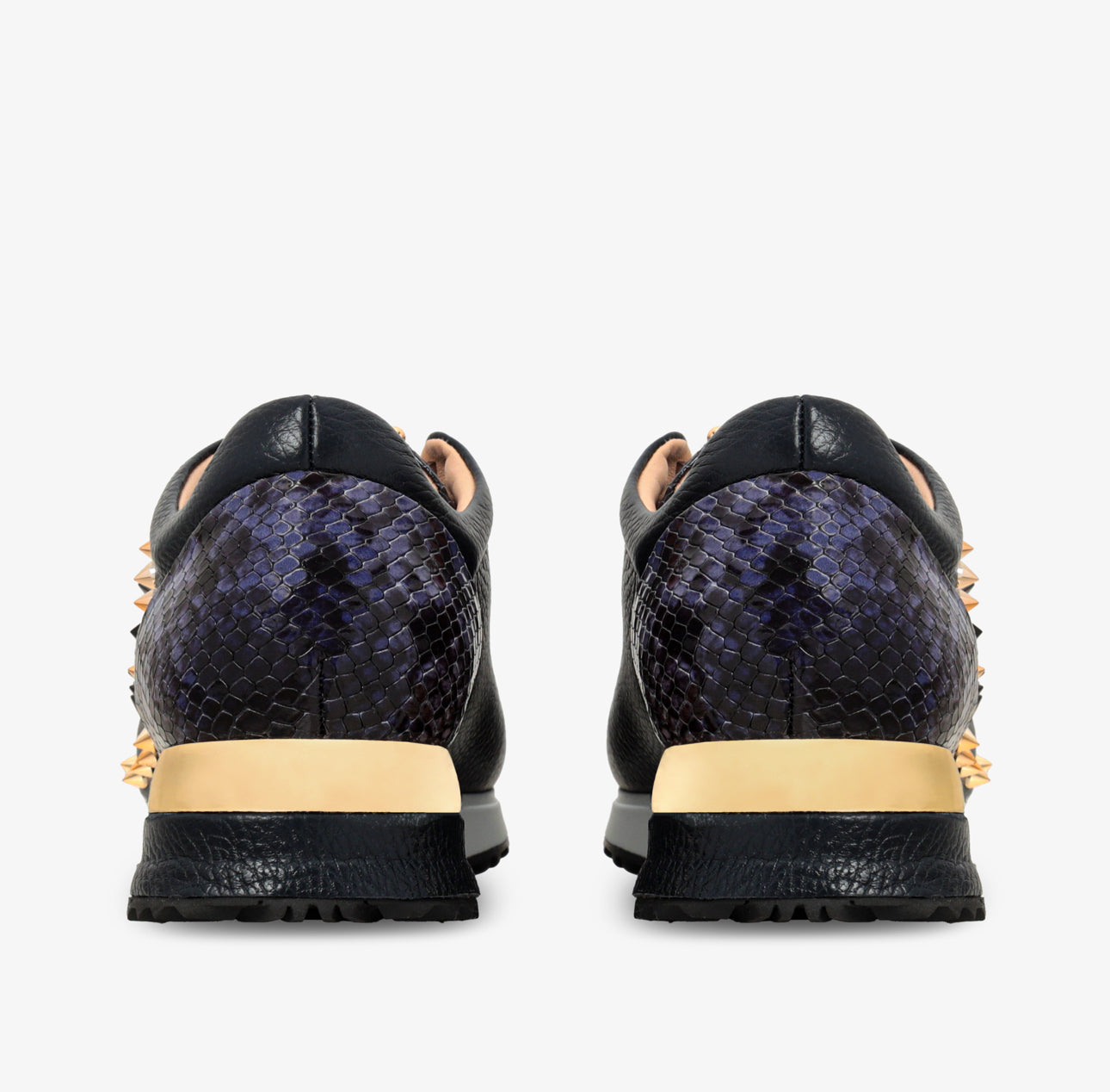 The Infanta Navy Spike Leather Sneaker Limited Edition Universal Fit