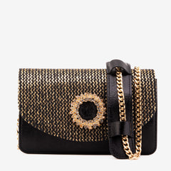 The Valencia Black Gold Handbag For Sale