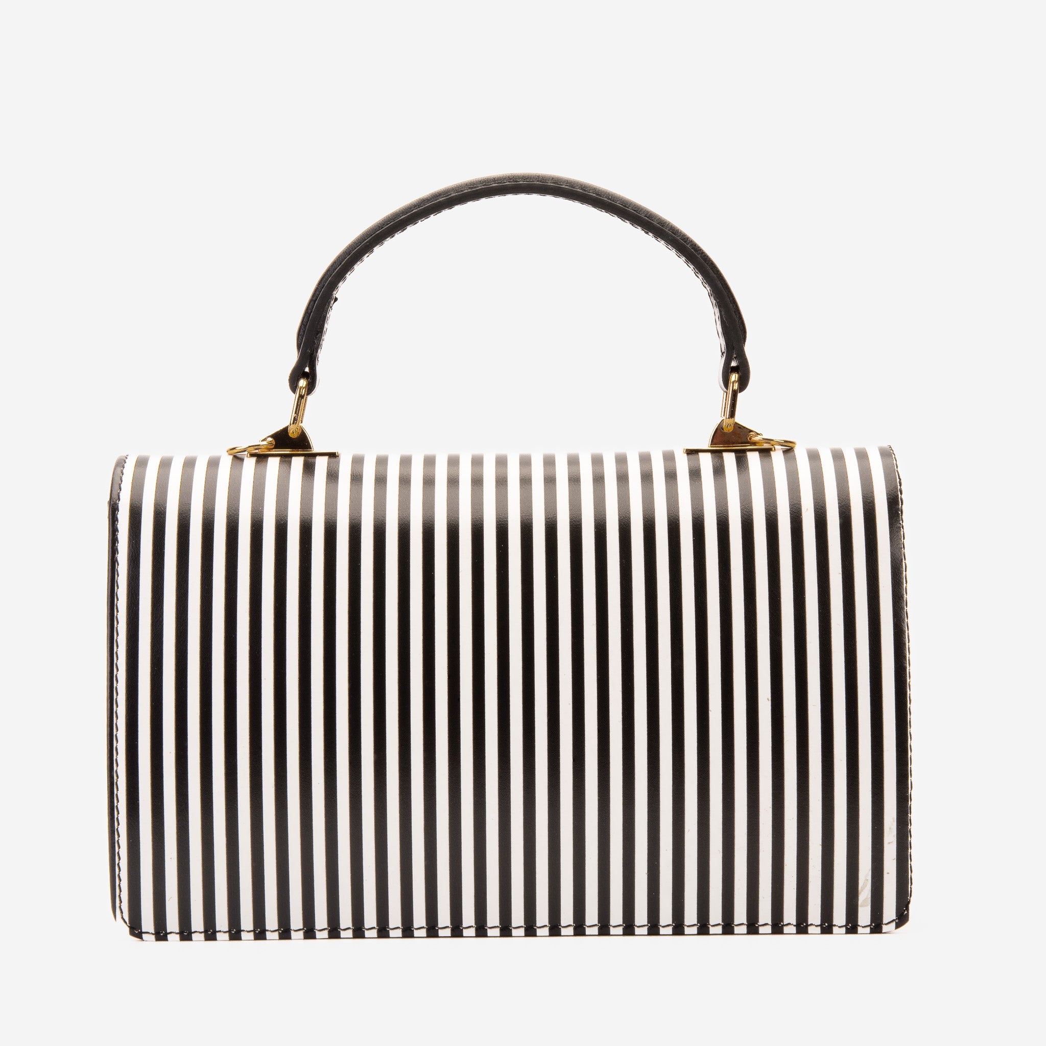 The Santa Amaro Striped Leather Handbag For Sale