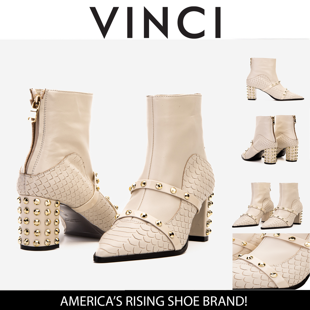 The Valentina Leather Block Heel Boot Exclusive Style