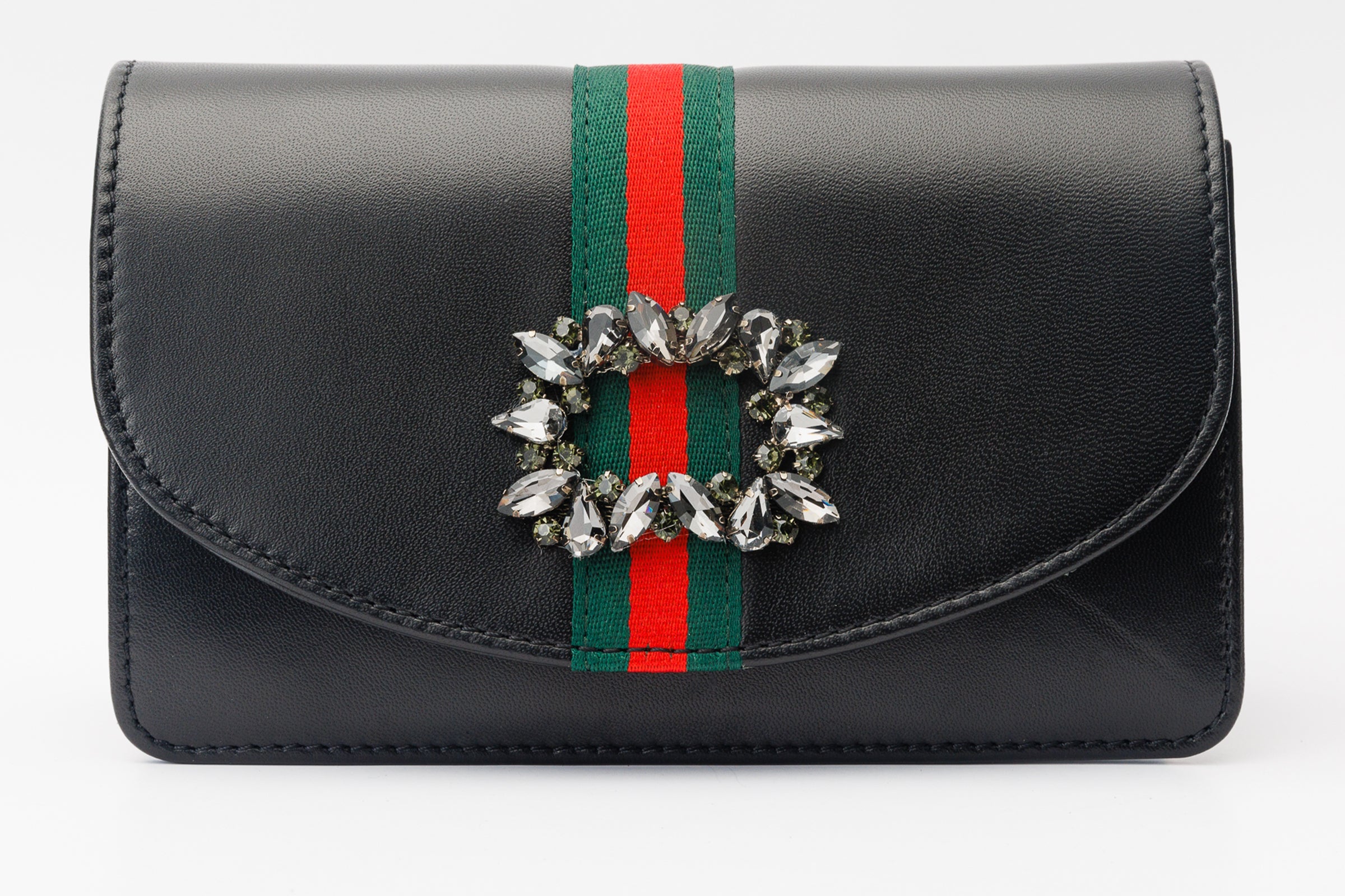 The Afega Black Leather Handbag Exclusive Style