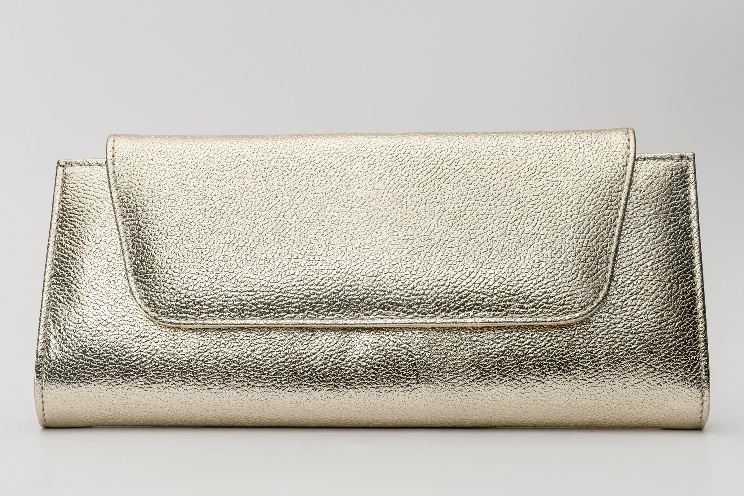 The Ege Gold Leather Clutch For Sale