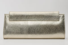 The Ege Gold Leather Clutch For Sale