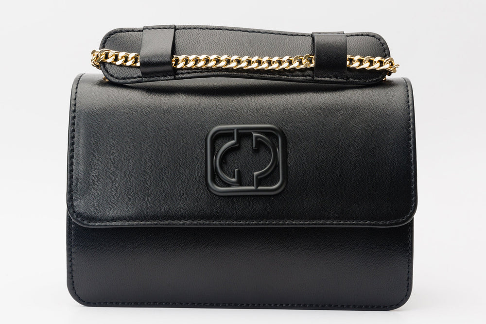 The Maneadero Black Leather Handbag All New