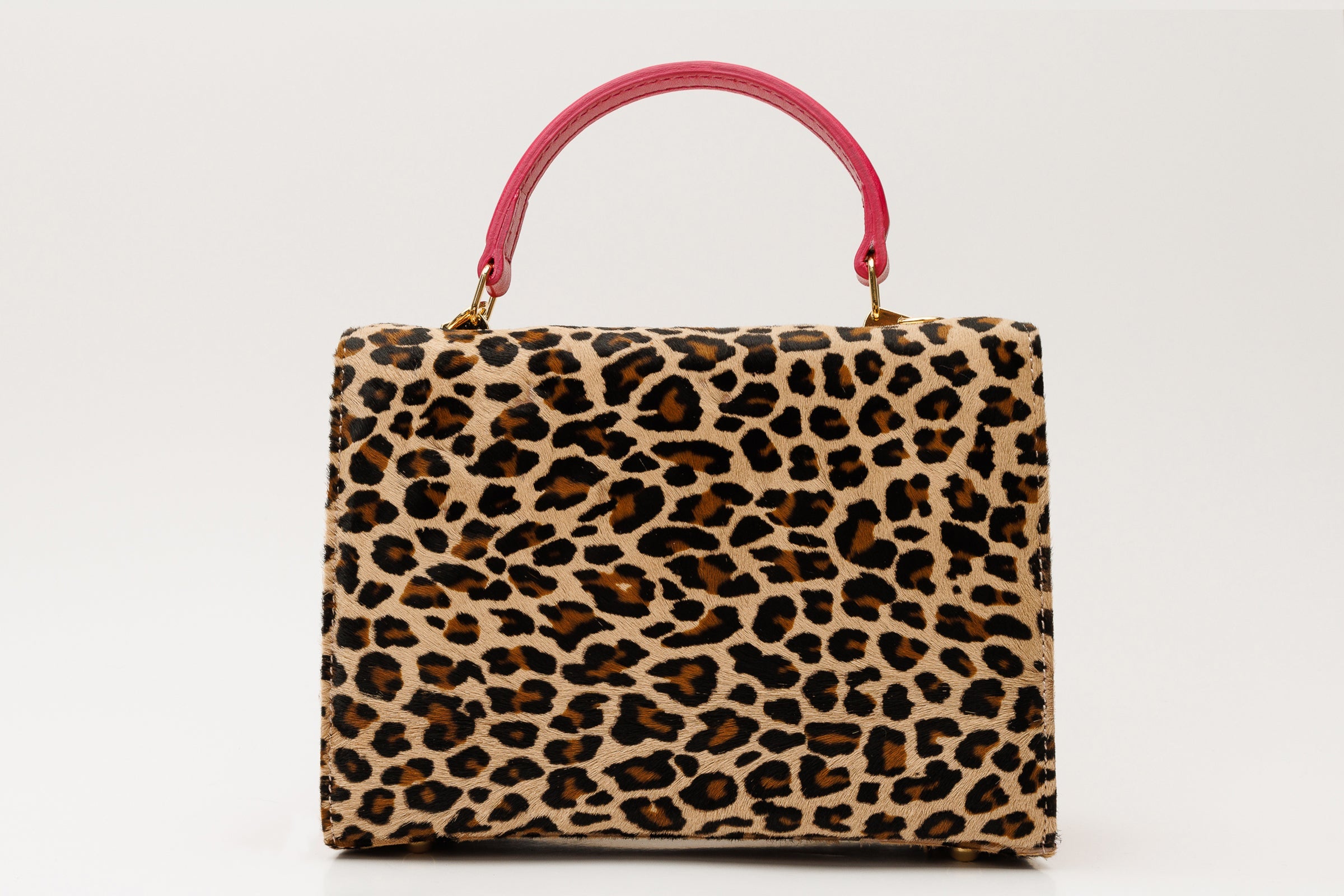 The Olbia Leopard Leather Handbag Fine Craftsmanship