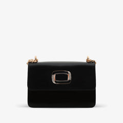 The Ferrara Black Patent Leather Handbag On Sale