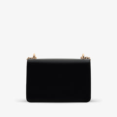 The Ferrara Black Patent Leather Handbag On Sale