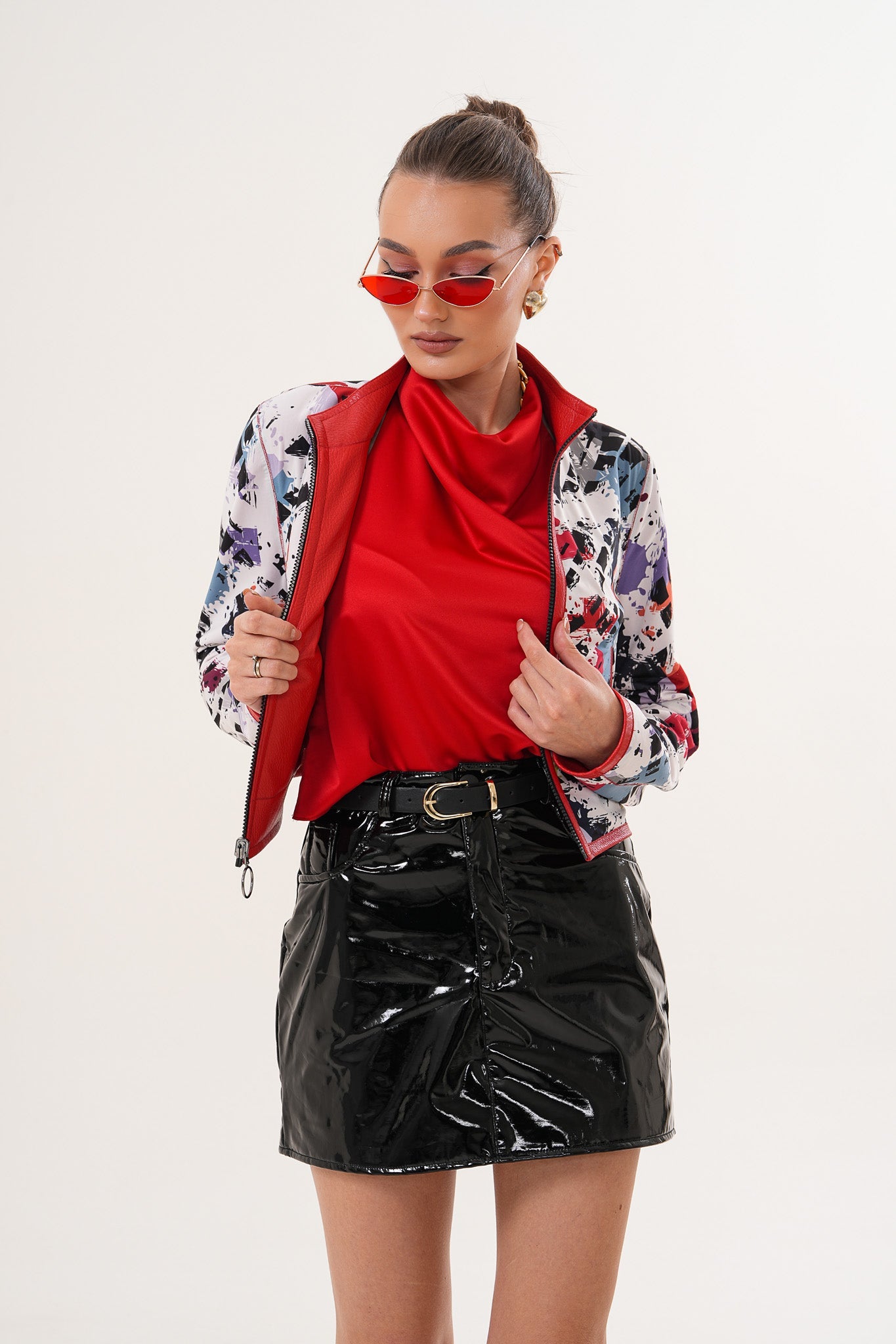 The Elvaris Reversible Red Leather Jacket All New