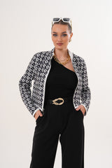 The Elvaris Reversible White Leather Jacket Universal Fit