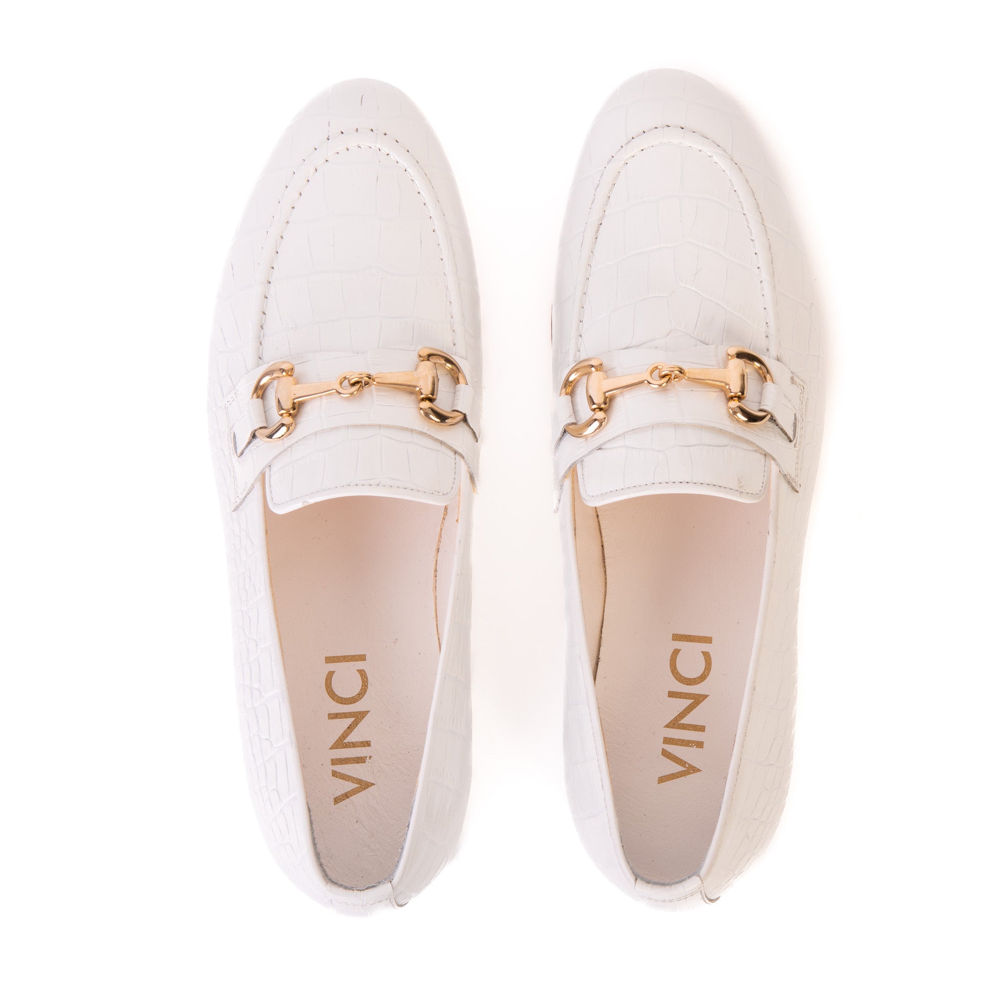 The Monaco White Leather Shoe Bit Loafer All New